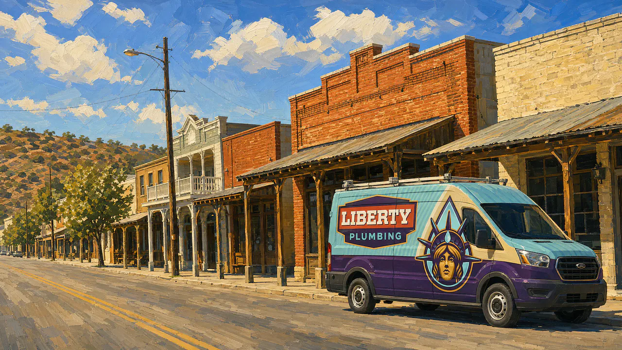 Painted view of Dewey-Humboldt, Arizona